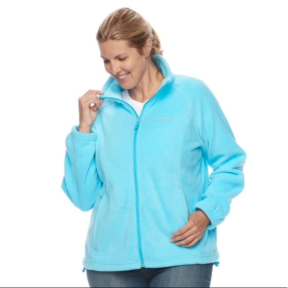 women's columbia three lakes hooded long fleece jacket